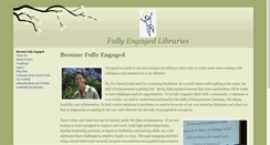 Desktop Screenshot of fullyengagedlibraries.com